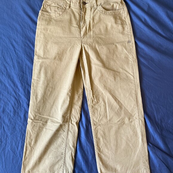 Women's Toad & Co Earthworks Wide Leg Pant - Size 6 - green moss - Picture 3 of 7